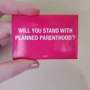 Large Pink Planned Parenthood Pin